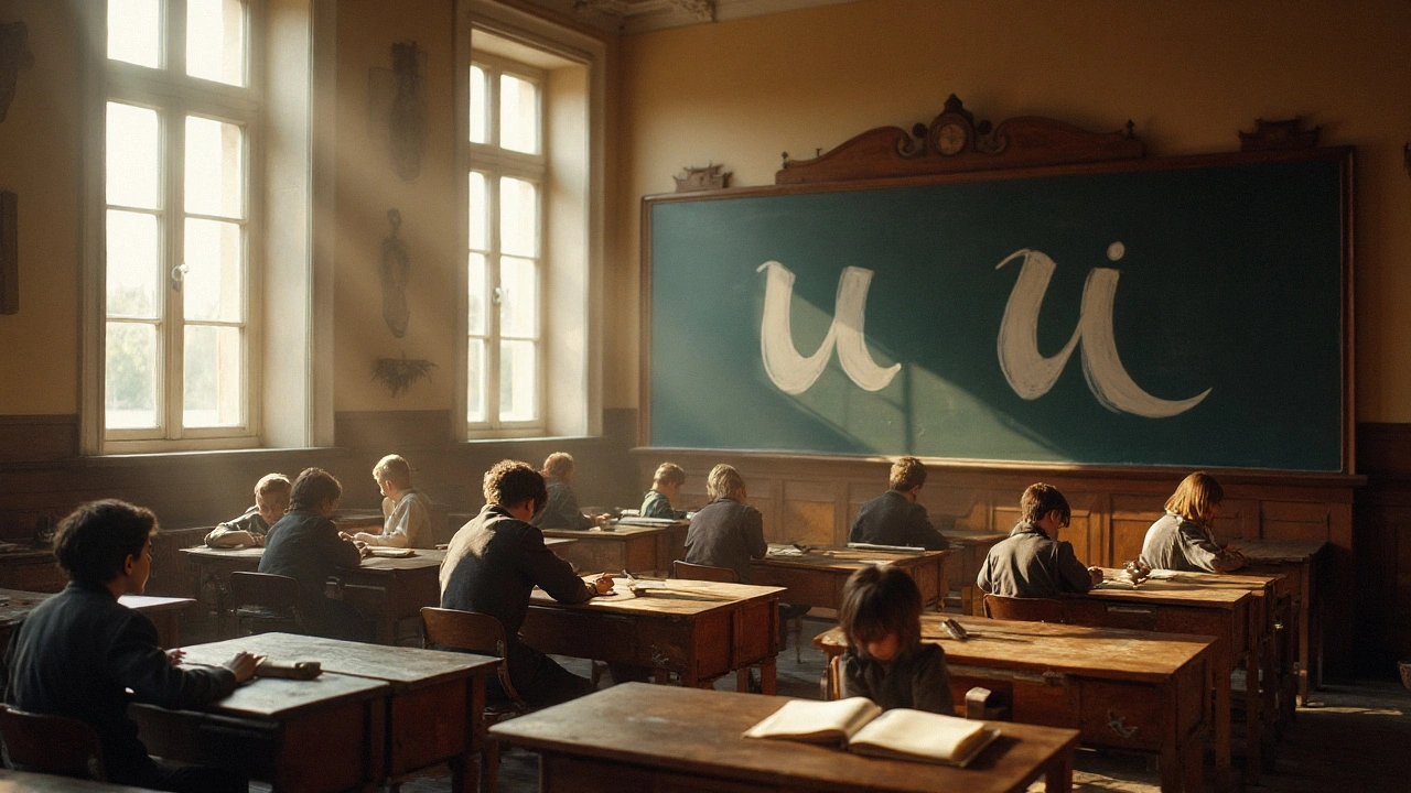 Původ a význam písmene "u" v češtině: historie, změny a zajímavosti