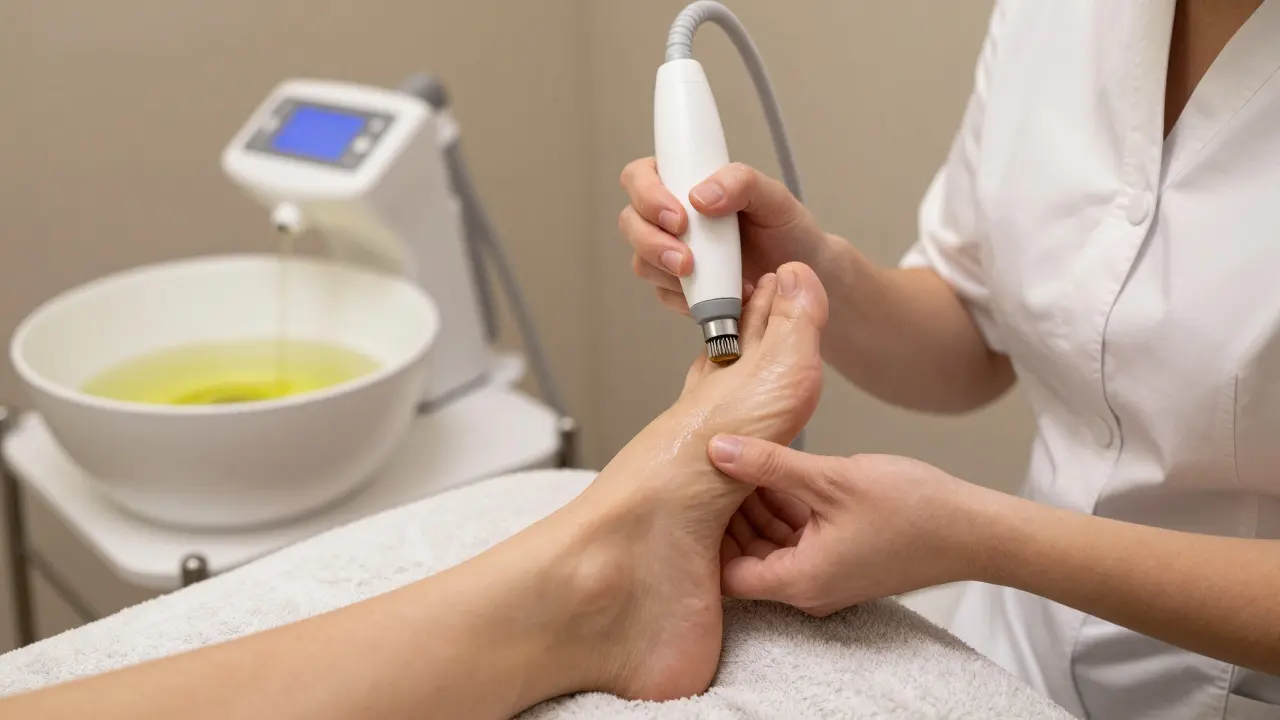 Co je to přístrojové ošetření nohou a proč je lepší než klasická pedikúra?
