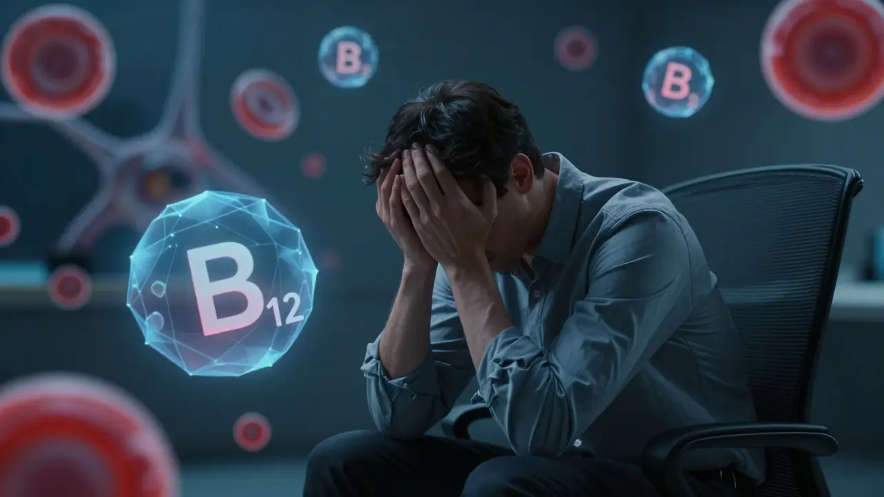 Jaký vitamin chybí při únavě? Průvodce deficity B12, D a železem