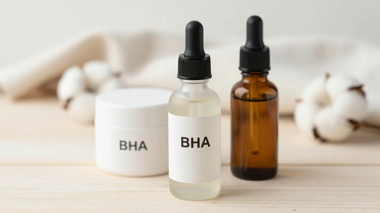 Sérum s BHA a jojobový olej pro hydrataci a prevenci zarostlých chloupků
