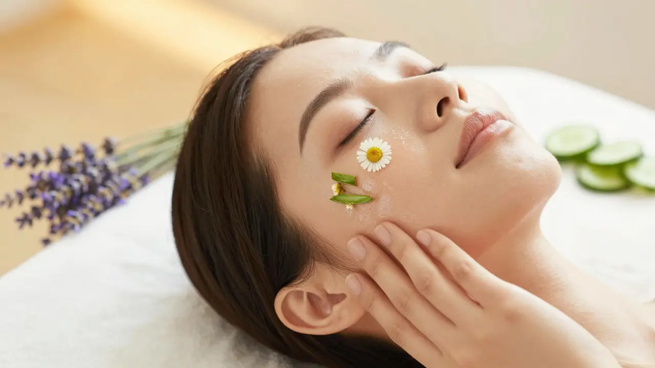 Žena aplikuje uklidňující gel s aloe verou na hladkou pleť po depilaci